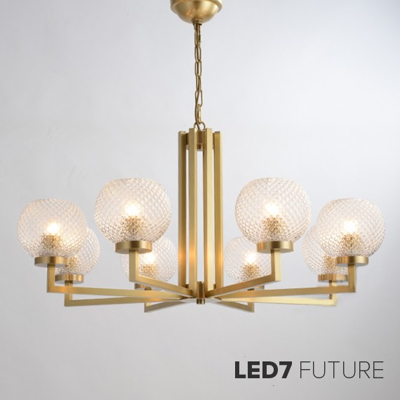 Loft Industry Modern - RBall Chandelier